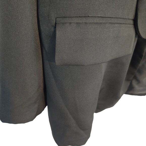 Shein Curve Women's Blazer 4XL 4X 4 X Black Open Plus Size 26W 28W Coat Jacket - Picture 4 of 8